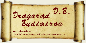 Dragorad Budimirov vizit kartica